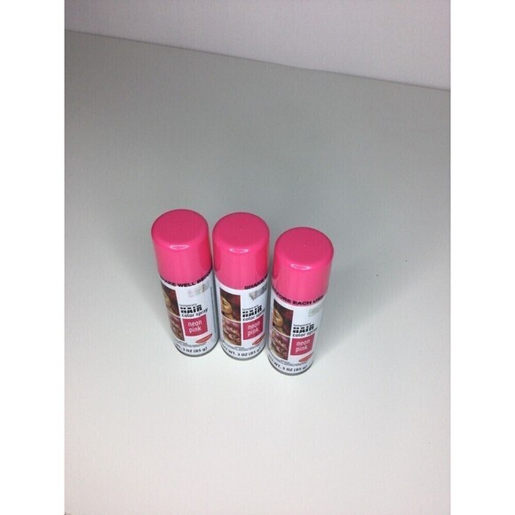 GOODMARK Temporary Hair Color Spray PINK Spray  on 3 Bottles‎ Halloween Concert - Picture 12 of 12